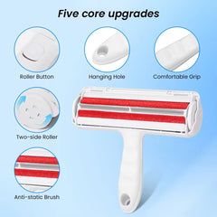 Self Cleaning Reusable Pet Hair Remover Roller Brush – Dog & Cat Fur Brush for Furniture, Clothes, Sofa & Carpet - Bestseller 🔥