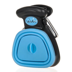 Portable Dog Poop Scooper with Waste Bags & Clip-On Design