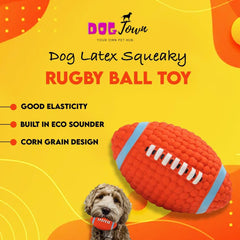 Squeaky Dog Toys Set of 4 - Fun and Durable Latex Chew Toys for Dogs