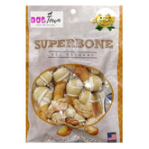 Superbone Chicken Knotted Bone 9 in 1 Dog Treat (Peanut Butter)
