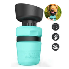 Portable Dog Water Bottle with Collapsible Bowl