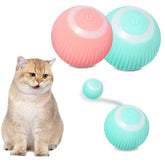 Cat Toy Ball Intelligent Funny Cat Ball 360 Degree Rotatable Cat Toys