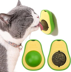 Avocado Catnip Rotating Ball – The Ultimate Playtime Treat for Your Cat (Pack of 2)