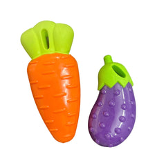 Veggie Series Combo Squeaky Chew Toys for Dogs & Puppies