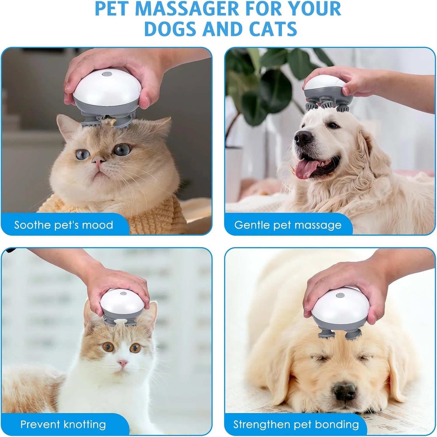 Electric Massager for Dogs & Cats – Relaxation & Wellness at Home