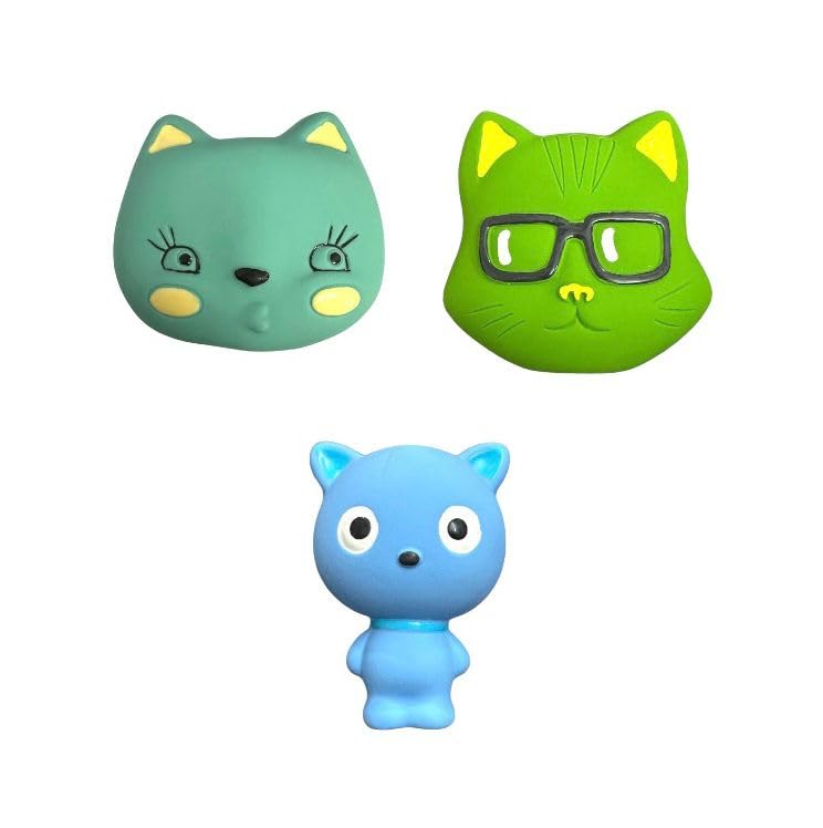 Animal Shaped Squeaky Toy - Pack of 3