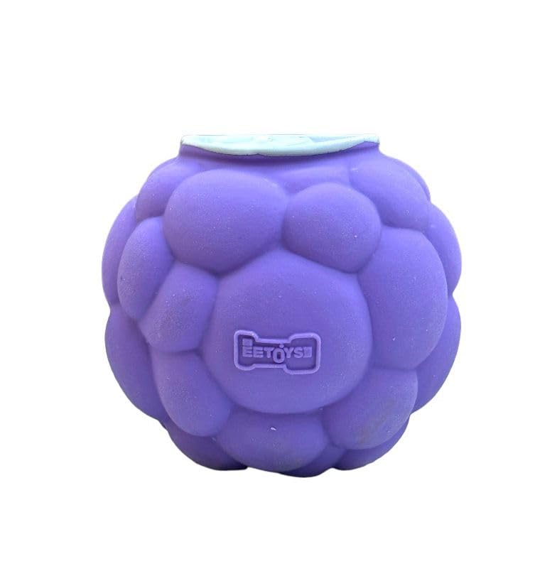 Interactive Squeaky Toy for Pets - Grape Shaped