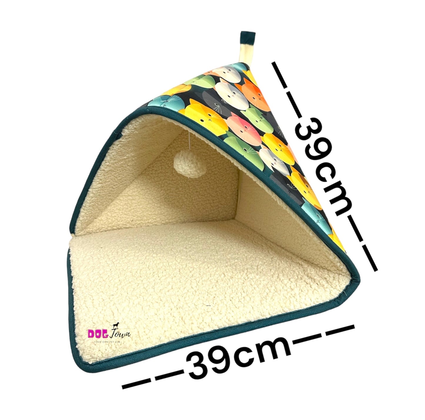 DOGTOWN Kitty Hideout Soft Breathable Cat Sleeping House for Cat