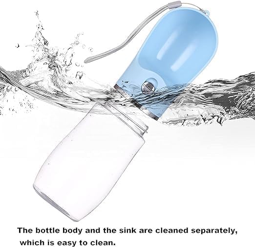 Pet Portable Drinking Water Bottle with Push Button