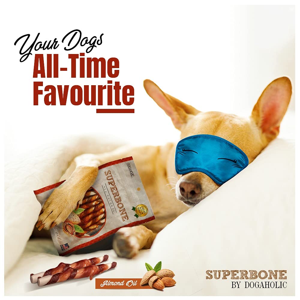 Superbone Chicken Sticks Bone 9 in 1 Dog Treat (Salmon Oil)