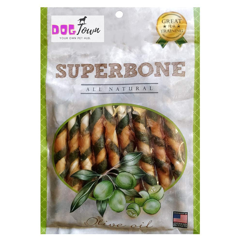 Superbone Chicken Sticks Bone 9 in 1 Dog Treat (Olive Oil)