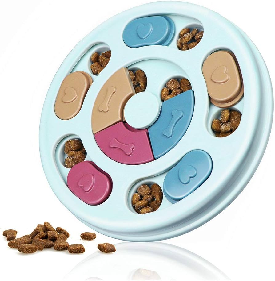 Interactive Puzzle Feeder Toy – Boost Mental Stimulation & Mealtime Fun
