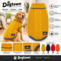 DOGTOWN™ Premium Knit Dog Sweater