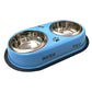 Pet Dining Delight Combo: Stainless Steel Bowls + All-Natural Chicken Treats | Save 30%