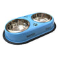 Ultimate Pet Dining Combo: Steel Double Diner Bowls + Superbone Stickes Pack of 4 | 30% Off