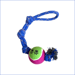 Cotton Rope Tennis Ball 3 Knots