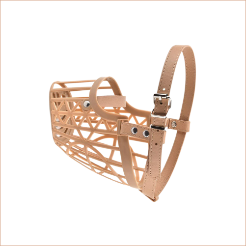 Pet Safety Strap Wire Muzzle Cage Collar