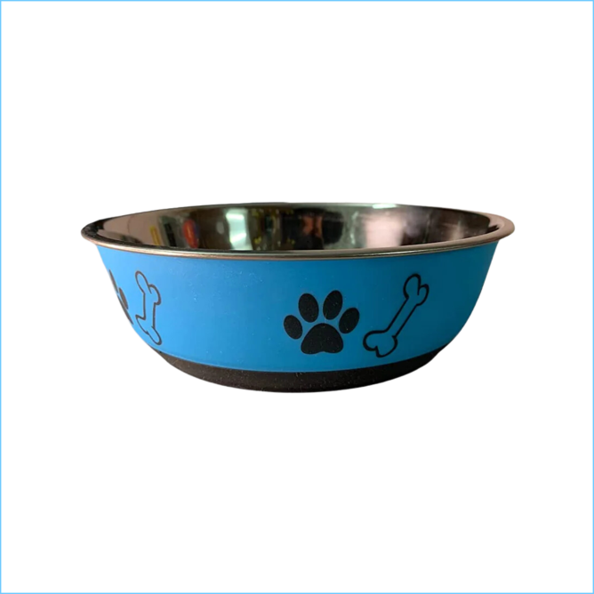 Paw Steel Bowl Printed