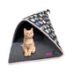 DOGTOWN Kitty Hideout Soft Breathable Cat Sleeping House for Cat