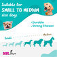 Dog Soft Chew Toy Nunbell 2pc (Color May Vary)