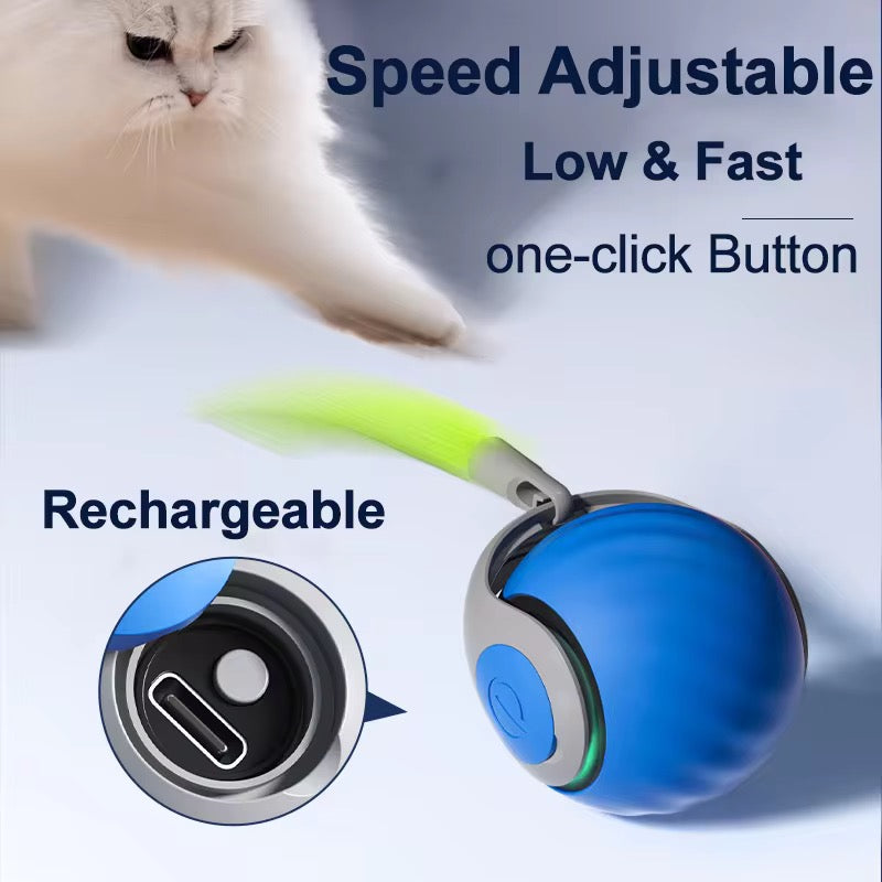 Speedy Tail 2.0 Smart Rolling Cat Toy