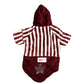 DOGTOWN Flannel Stretchable and Soft Material Hoodies for Small, Large Dogs | Red |