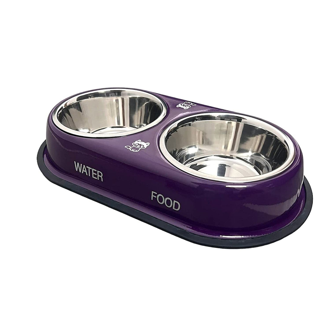 Ultimate Pet Dining Combo: Steel Double Diner Bowls + Superbone Stickes Pack of 4 | 30% Off