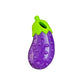 DOGTOWN Veggie Series Brinjal Squeaky Chew Toys for Dogs & Puppies