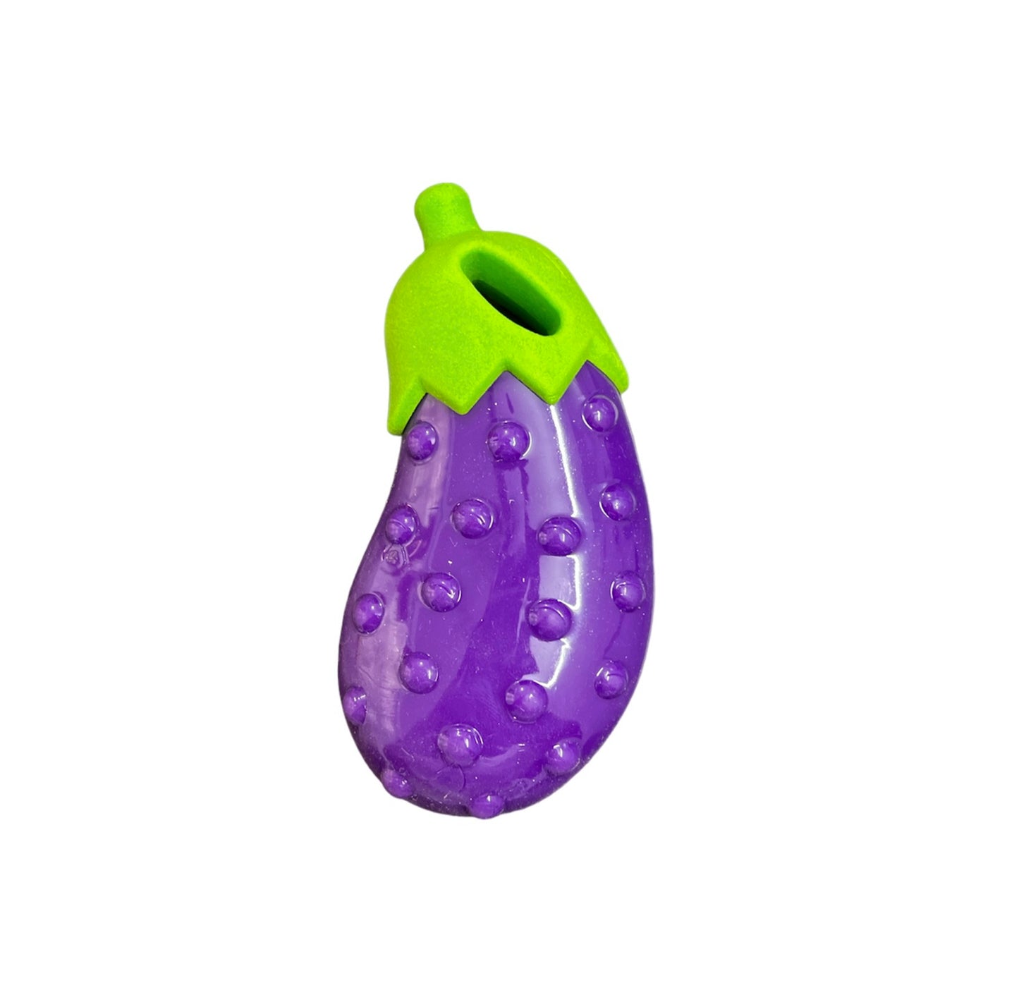 DOGTOWN Veggie Series Brinjal Squeaky Chew Toys for Dogs & Puppies