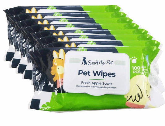 Wet Wipes for Dogs and Pets (100 pcs)