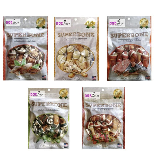 Superbone Bone for Dogs All Natural Flavour Chicken Pack of 5