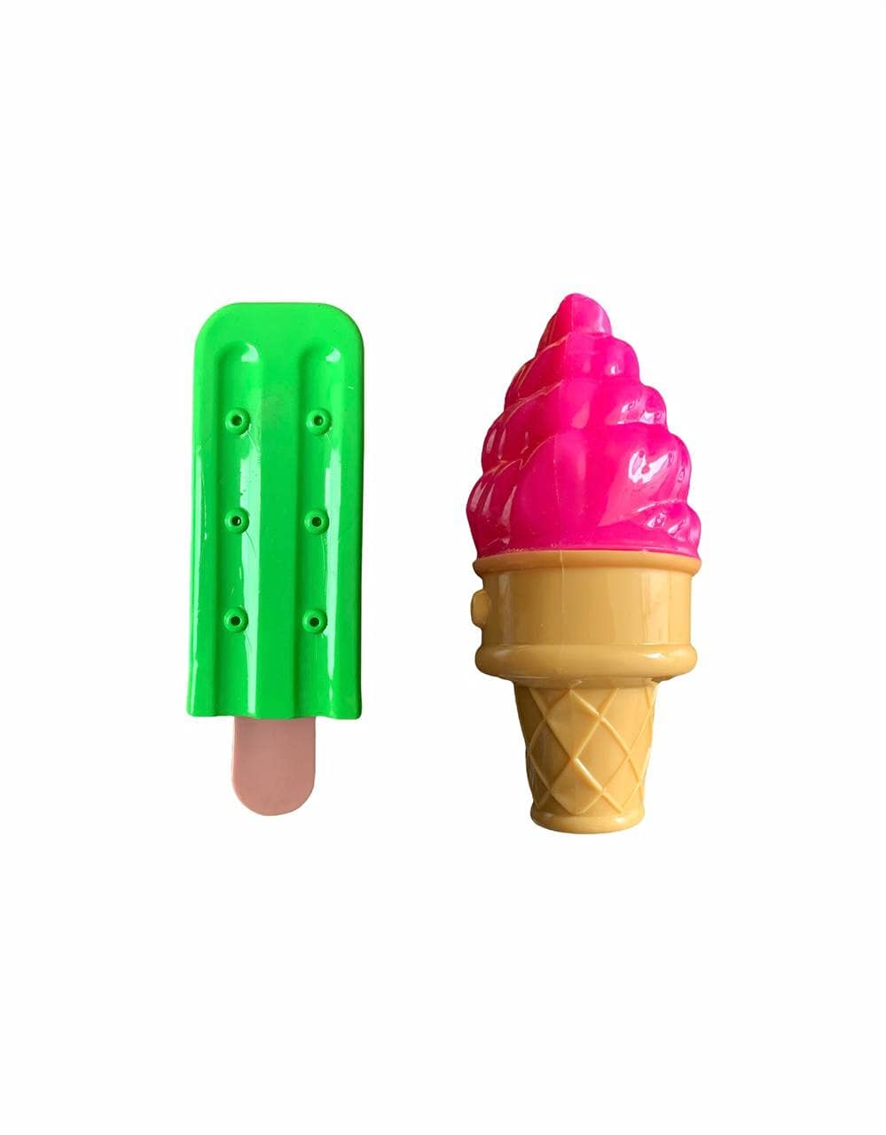 Dogs Cooling Toys Ice Cream Cone + Popsicle (Color May Vary)