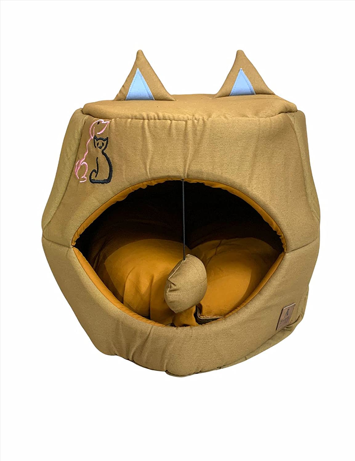 Cat House for Kitten and Puppies Ball Toys and Cushions