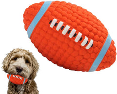 Eetoys Dog Latex Squeaky Rugby Ball Toy