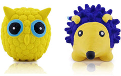 Hedgehog and Owl Shape Chew Toy