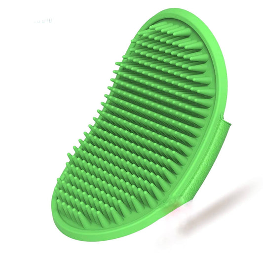 Massage Rubber Bristles Hand Brush (Color may vary)