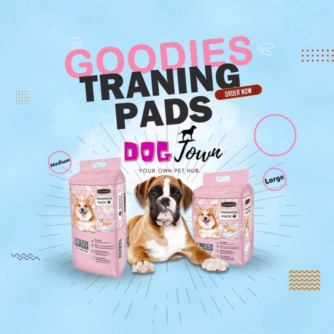 Goodies Training Pee and Potty Pads