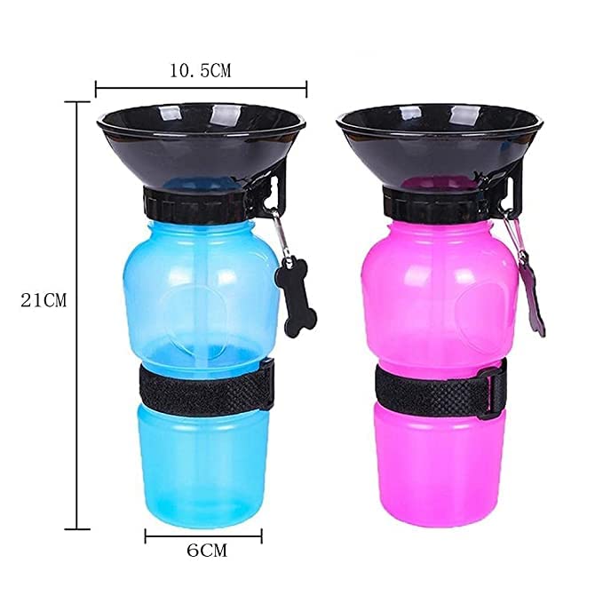 Dog Water Drinking Feeder Bottle Multicolor