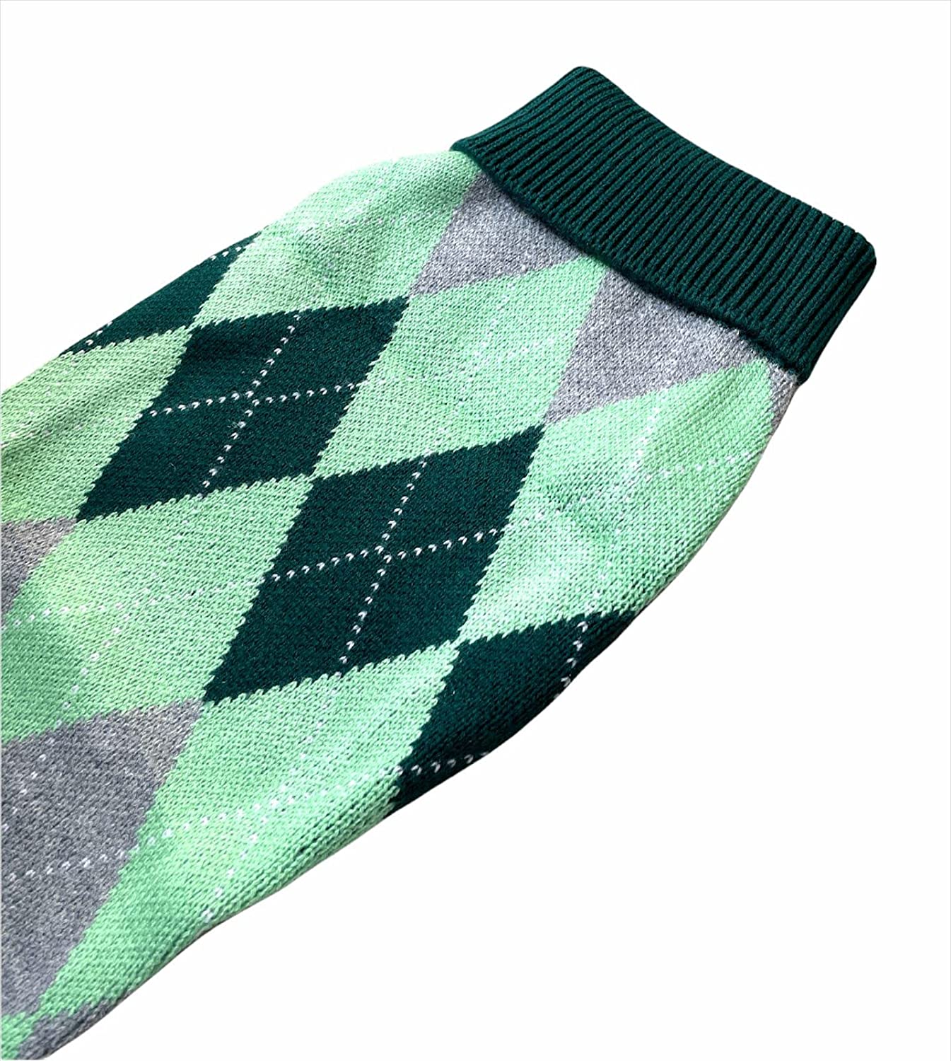 Classic Cosy Check Sweater for Dogs (Green)