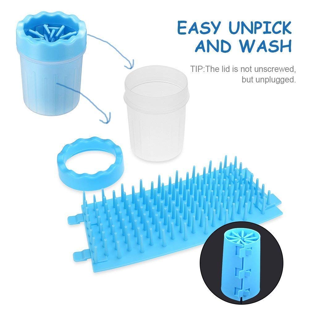 Dog Paw Washer, Paw Buddy Muddy Paw Cleaner, Pet Foot Cleaner para perros/gatos de raza pequeña Dog Paw Washer, Paw Buddy Muddy Paw Cleaner, Pet Foot Cleaner para perros/gatos de raza pequeña