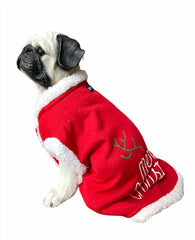 Christmas Winter Puppy Coats Outfit Red