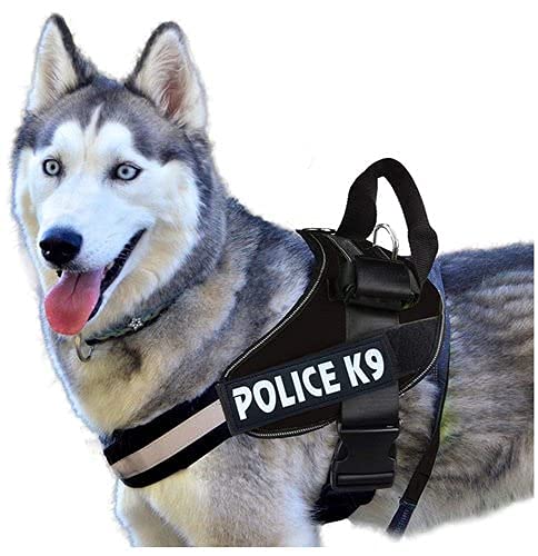 Chest Police K9 Harness Belt with Adjustable Hook & Straps