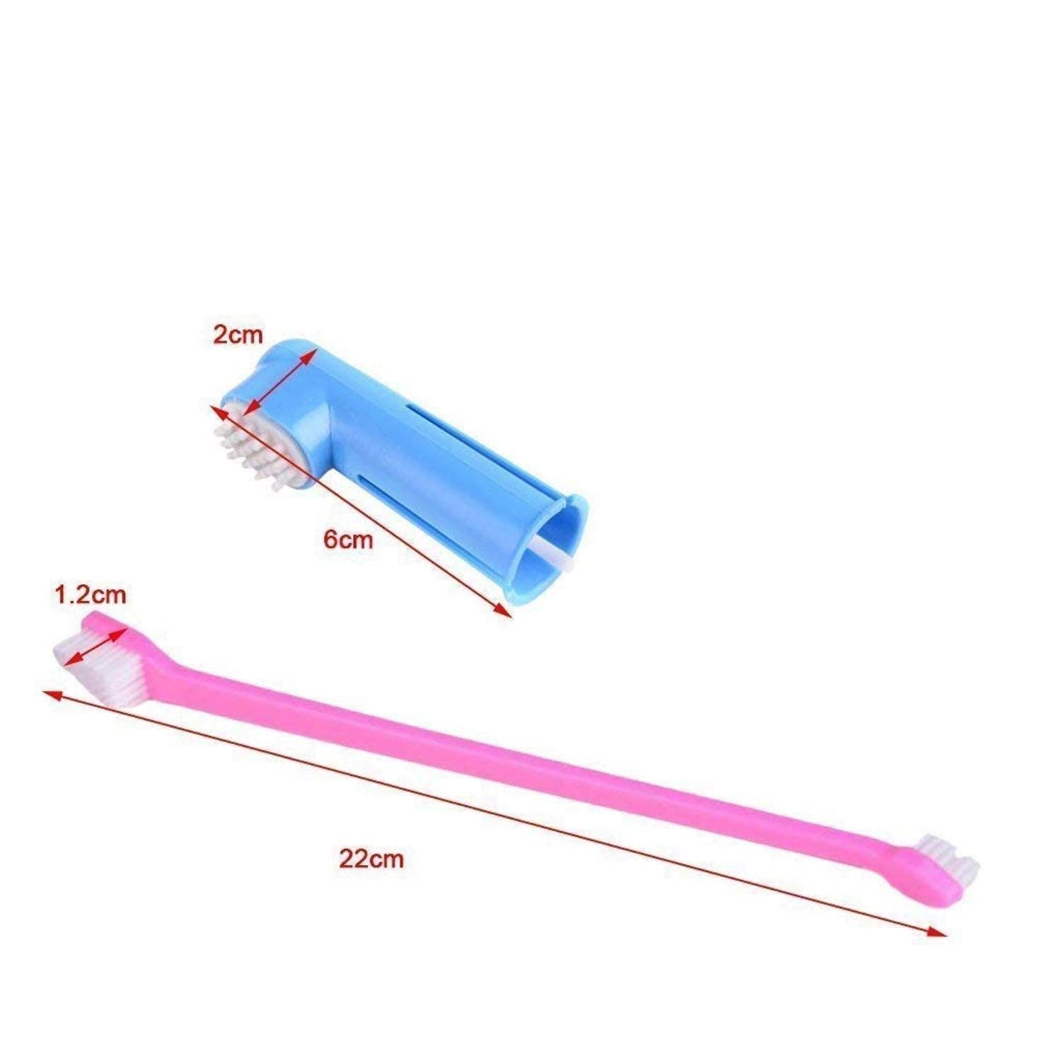 Toothbrush for Dogs 3 Pcs (COLOR MAY VARY)