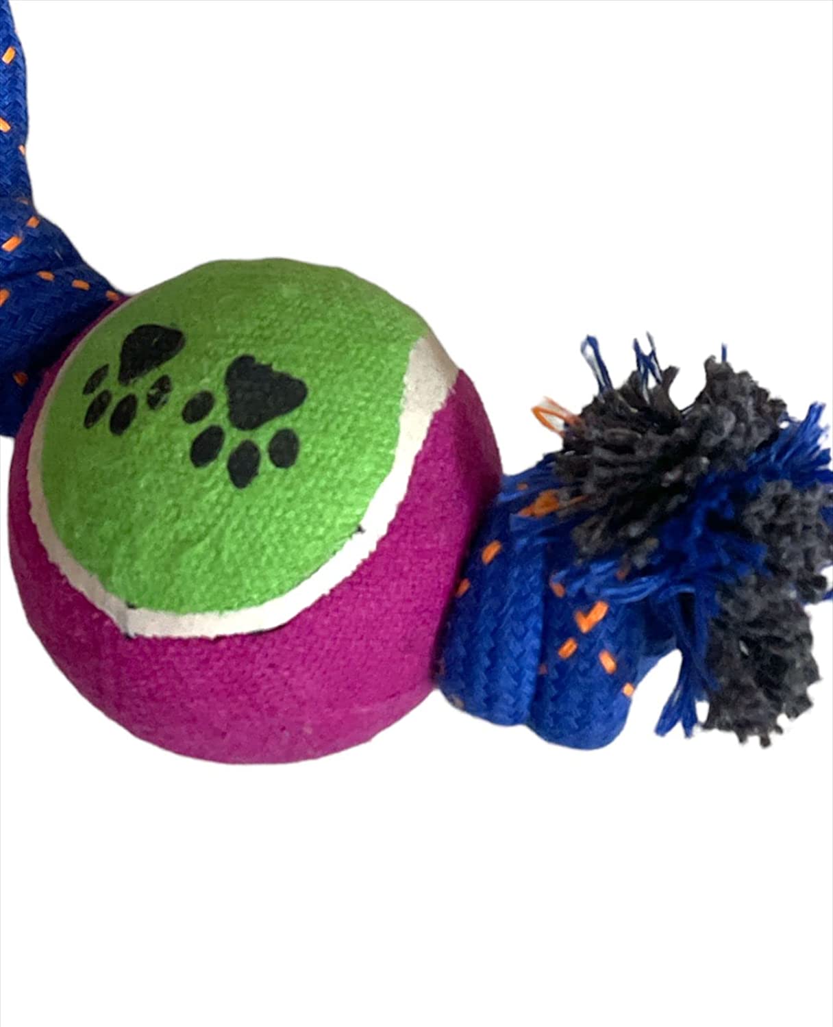 Cotton Rope Tennis Ball with 3 Knot