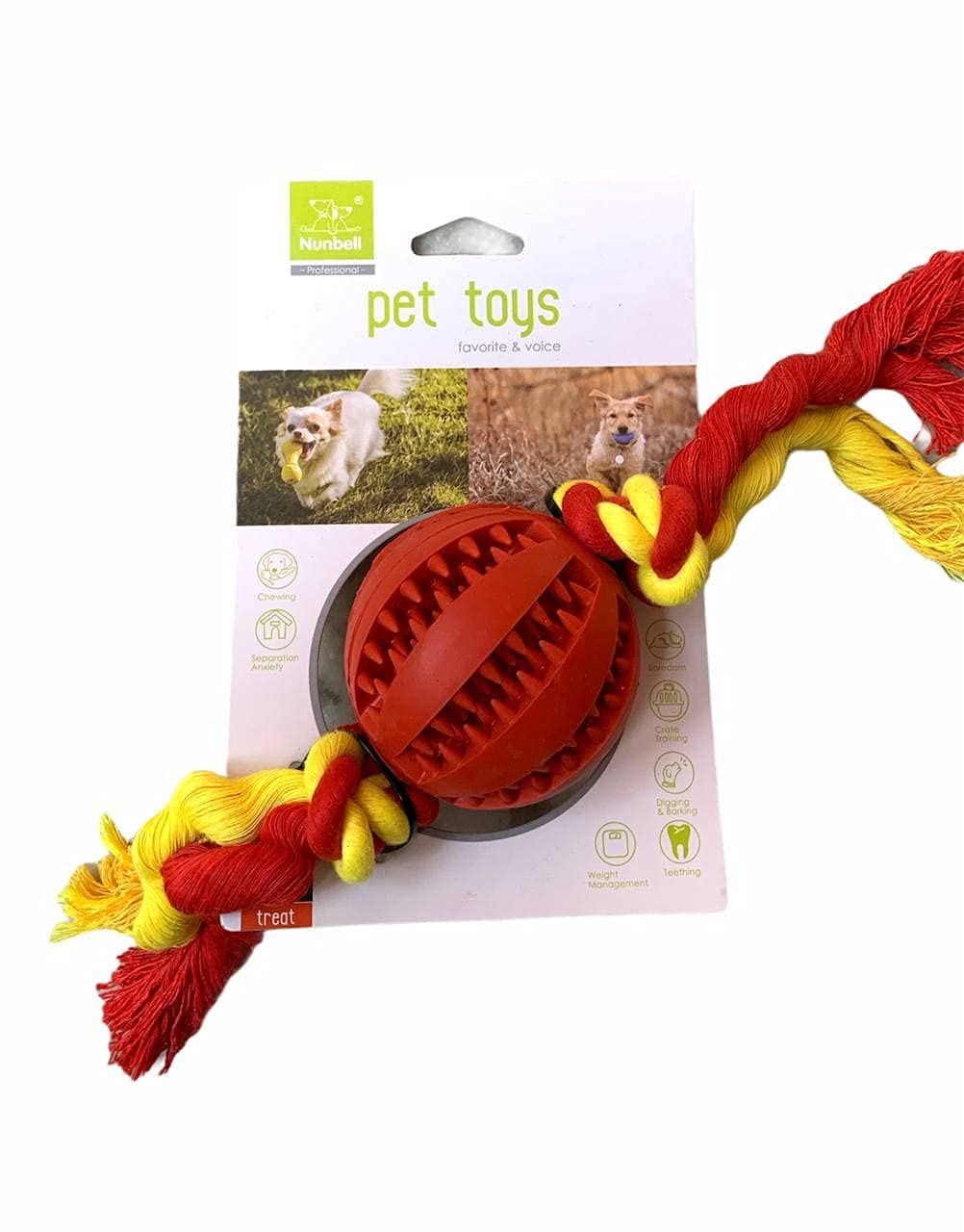 Cotton Rope with Ball Chew Toy