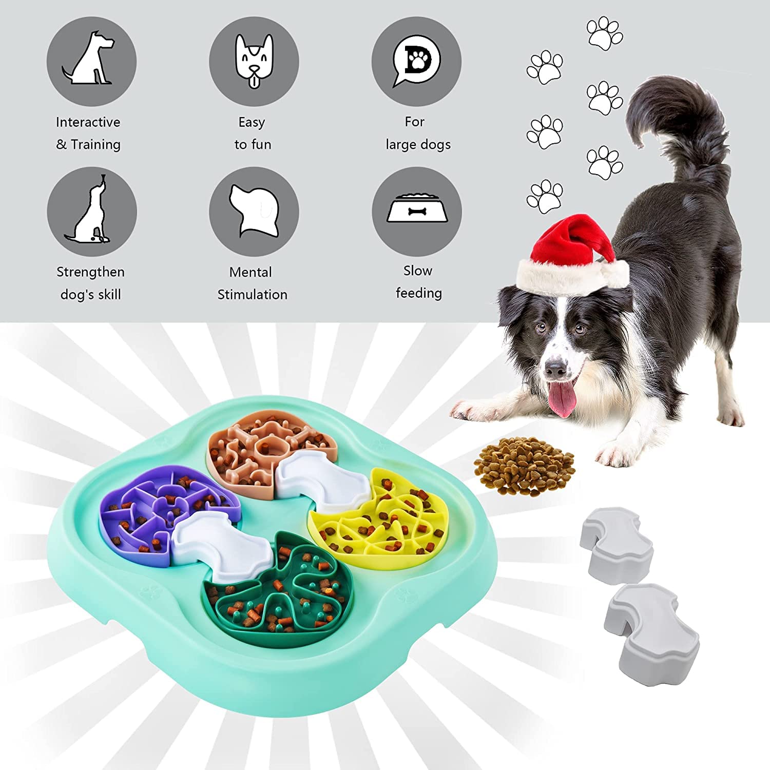 Interactive Puzzle Toys for Dogs Multicolor