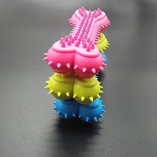 Soft Spiky Bone Squeaky Dog Toy