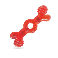 Soft Dumbell with Ring Squeaky Dog Toy