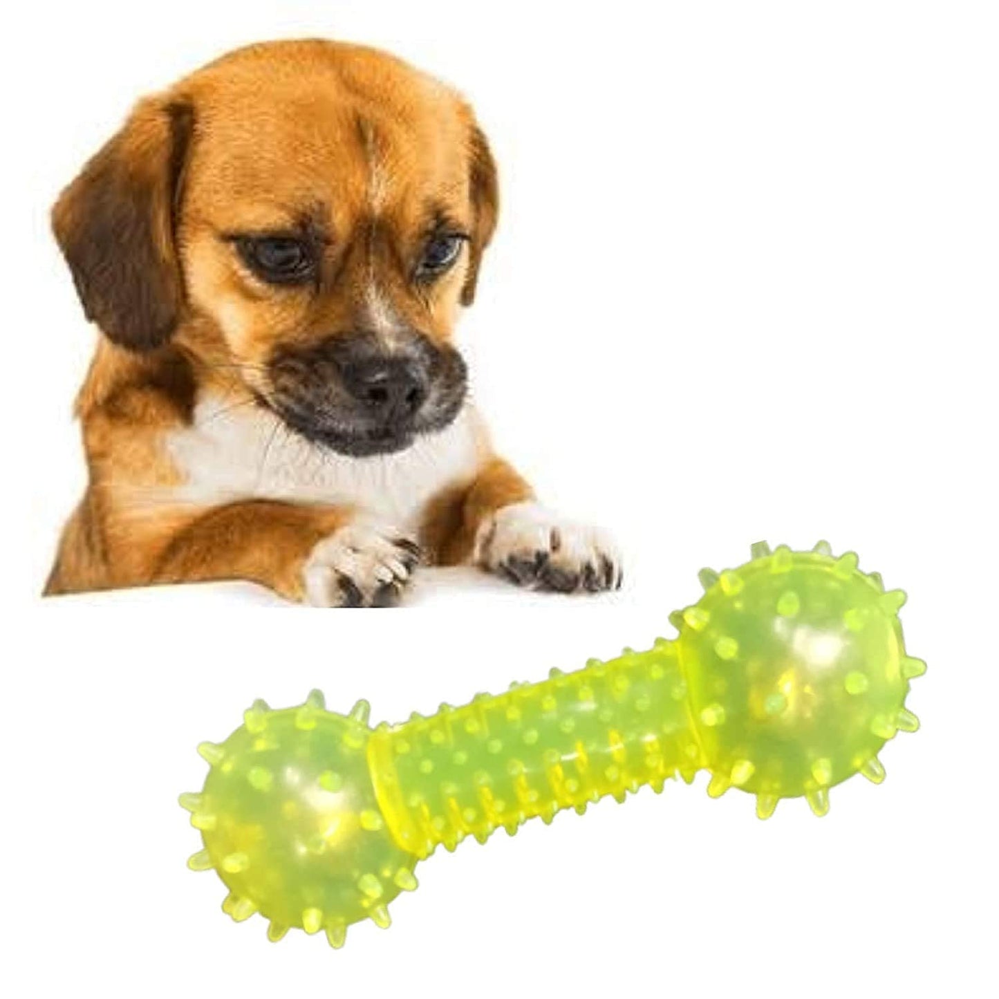 Tough Rubber Chew Toy (Dumbell Line)