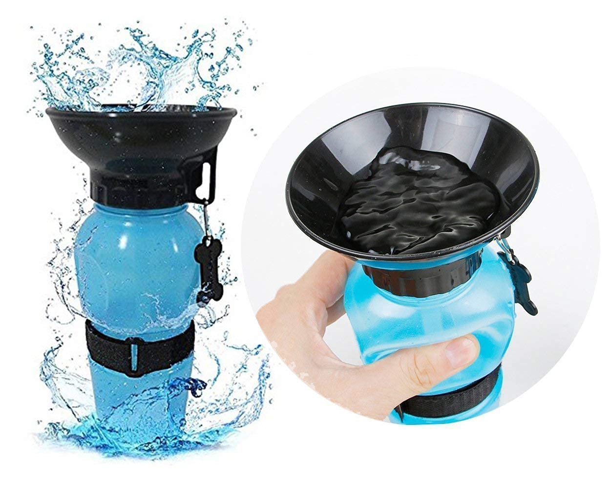 Dog Water Drinking Feeder Bottle Multicolor